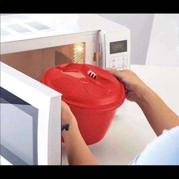 Tupperware Microwave Rice & Vegetable Cooker Steamer - Picture 3 of 3